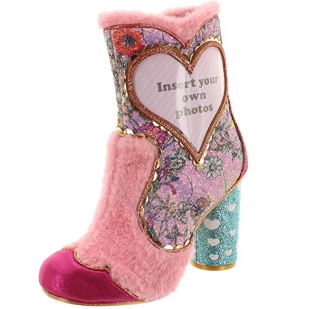 BNIB Pink Picture Perfect Irregular Choice Boots